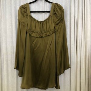 Stone Cold Fox Vine Dress Army Green size 1